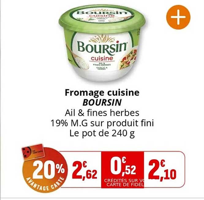 Fromage cuisine BOURSIN
