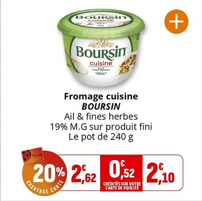 Fromage cuisine BOURSIN