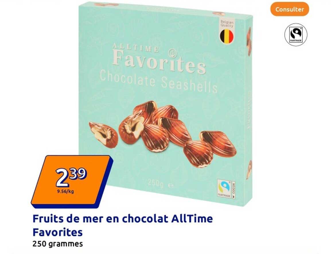 Fruits de mer en chocolat AllTime Favorites