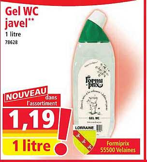Gel WC javel**