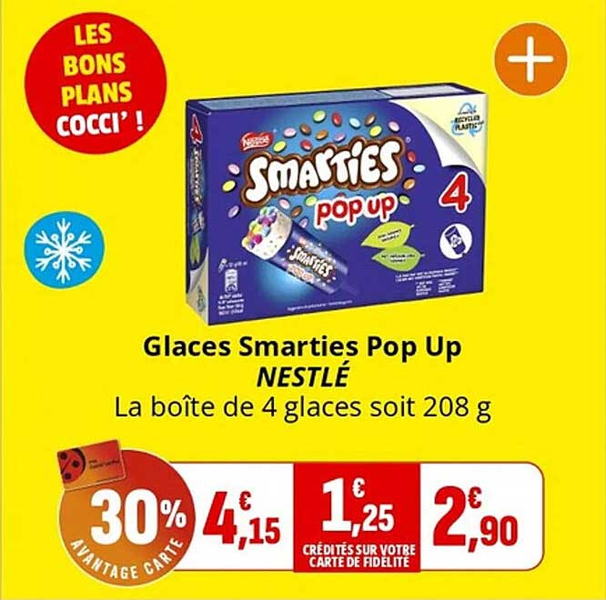 Glaces Smarties Pop Up NESTLÉ