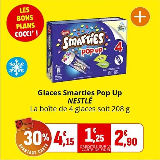 Glaces Smarties Pop Up NESTLÉ