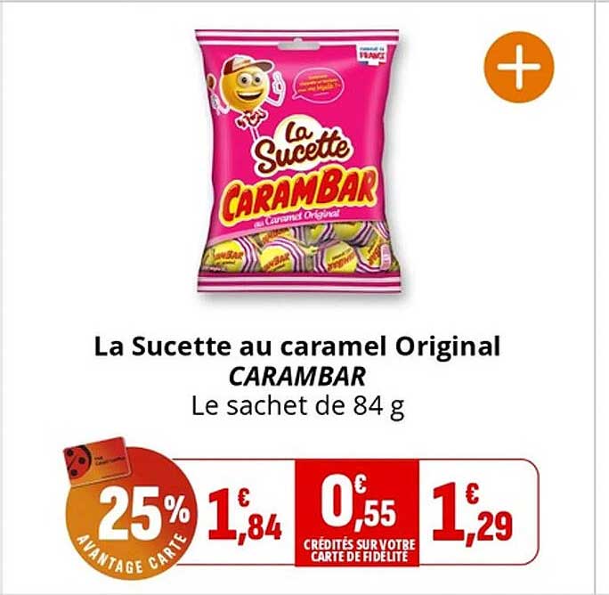 La Sucette au caramel Original CARAMBAR
