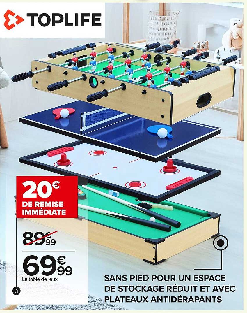 La table de jeux