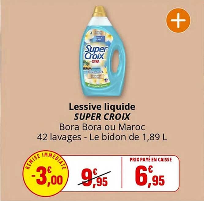 Lessive liquide SUPER CROIX