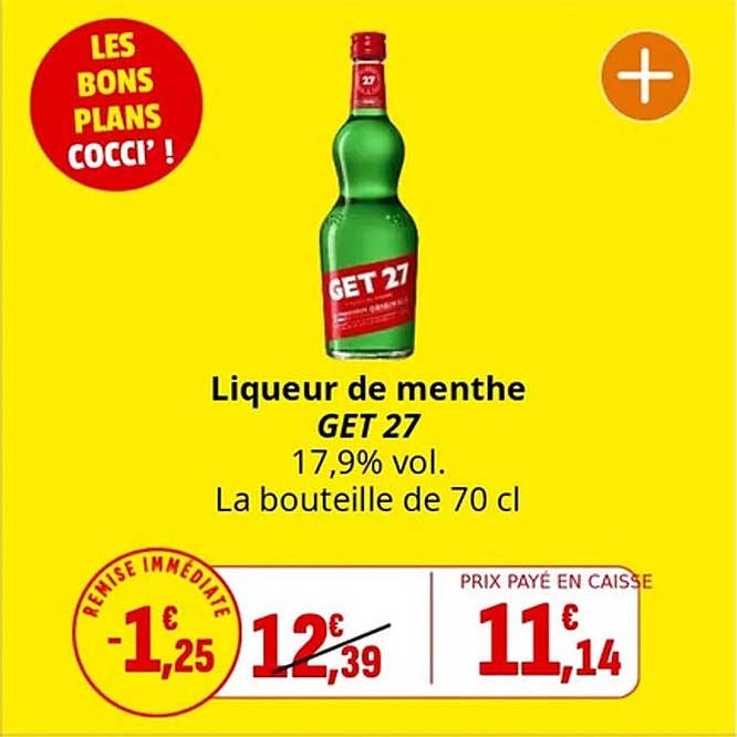 Liqueur de menthe GET 27