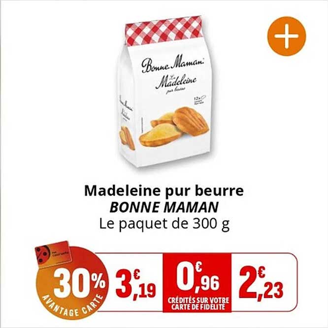 Madeleine pur beurre BONNE MAMAN