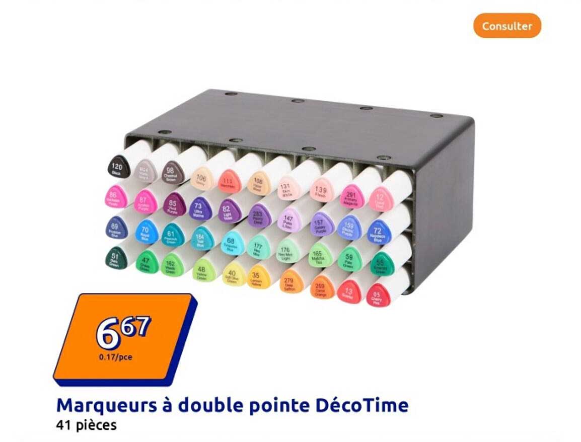 Marqueurs à double pointe DécoTime