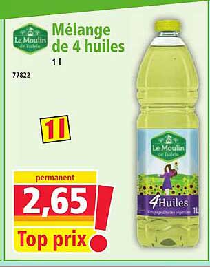 Mélange de 4 huiles