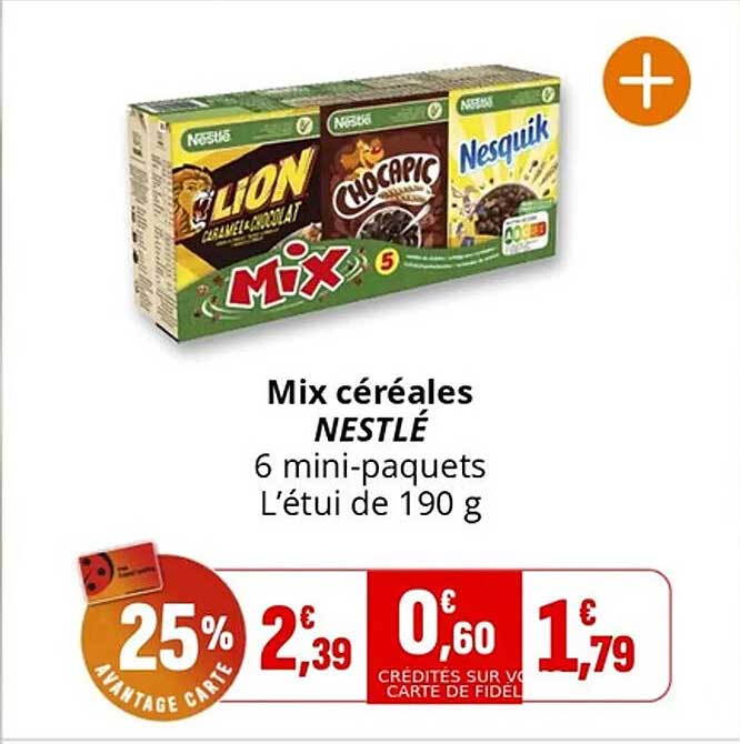 Mix céréales NESTLÉ