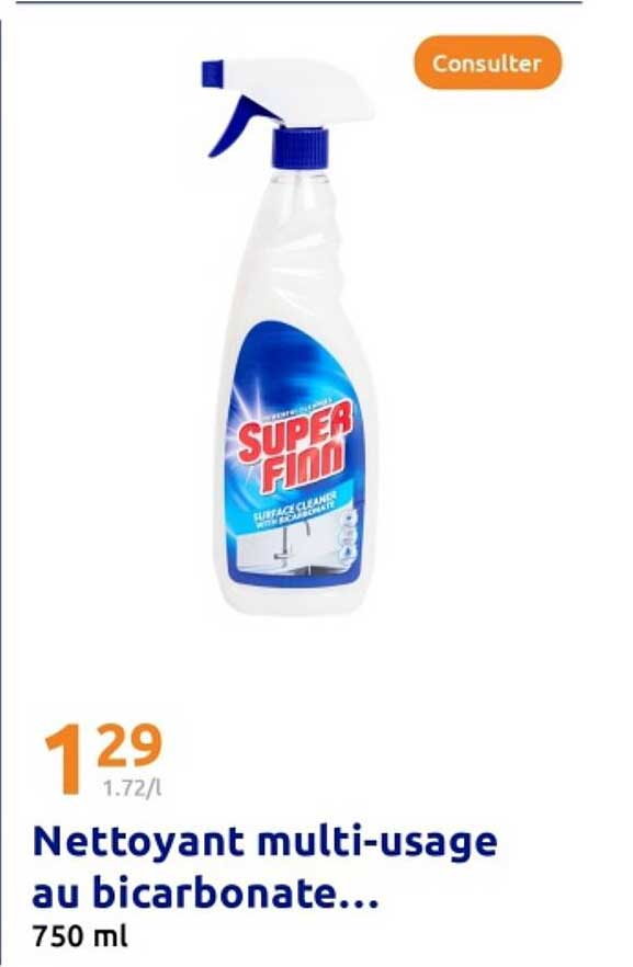 Nettoyant multi-usage au bicarbonate…