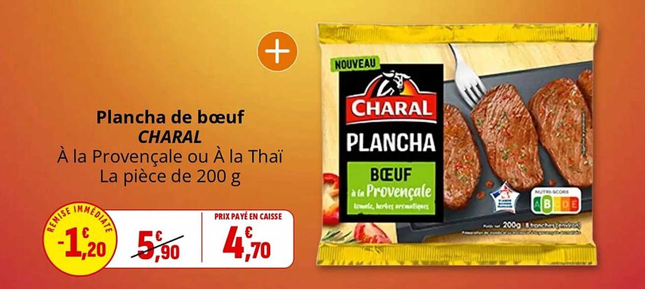 Plancha de bœuf CHARAL