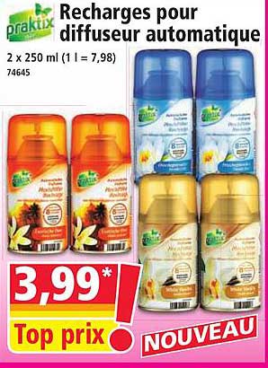 Rechargeurs pour diffuseur automatique