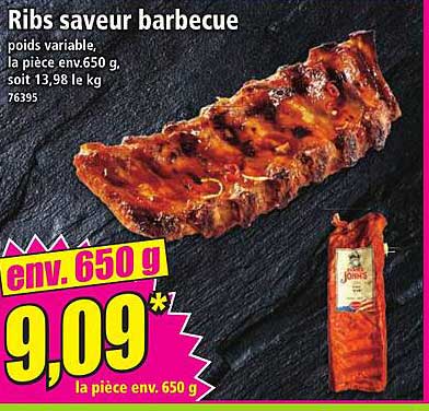Ribs saveur barbecue