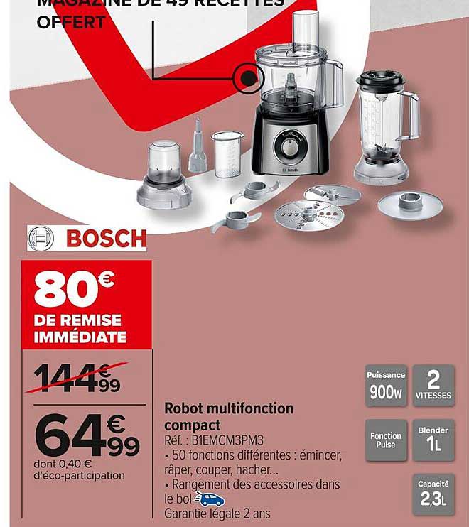 Robot multifonction compact