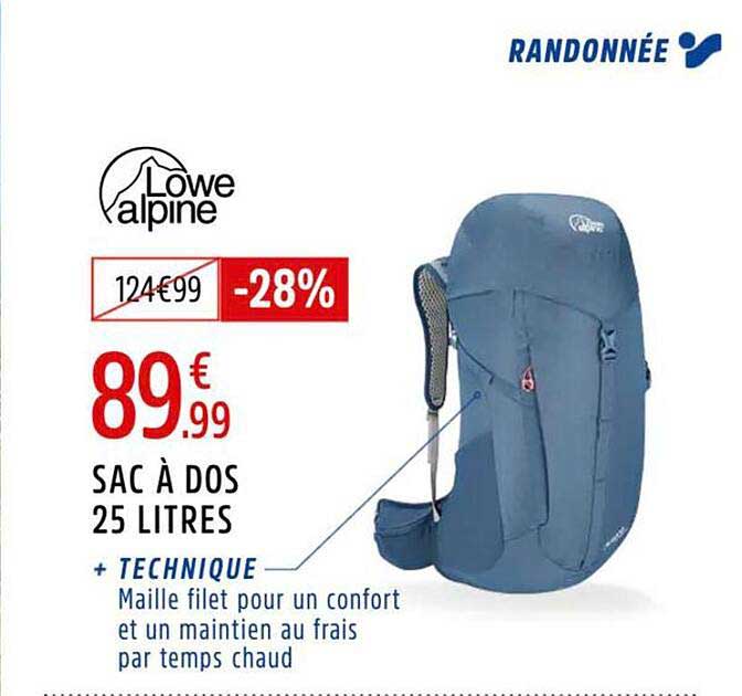 SAC À DOS 25 LITRES