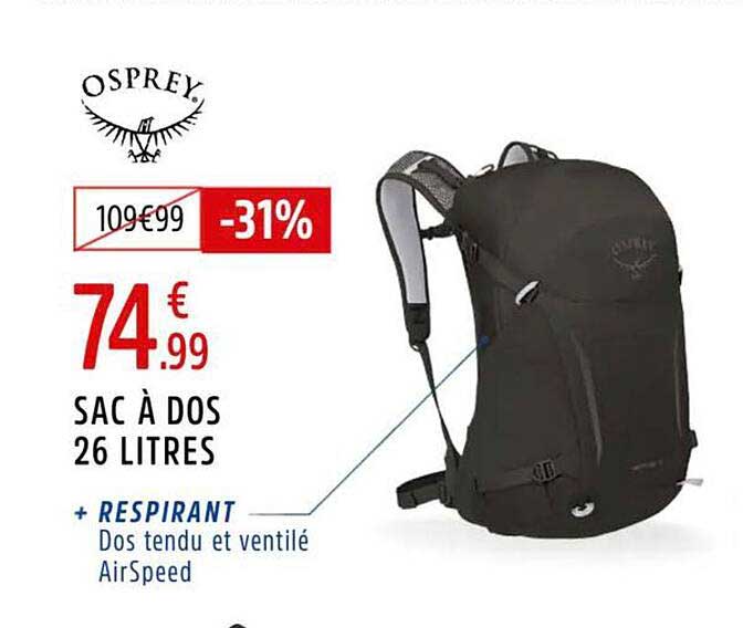 SAC À DOS 26 LITRES