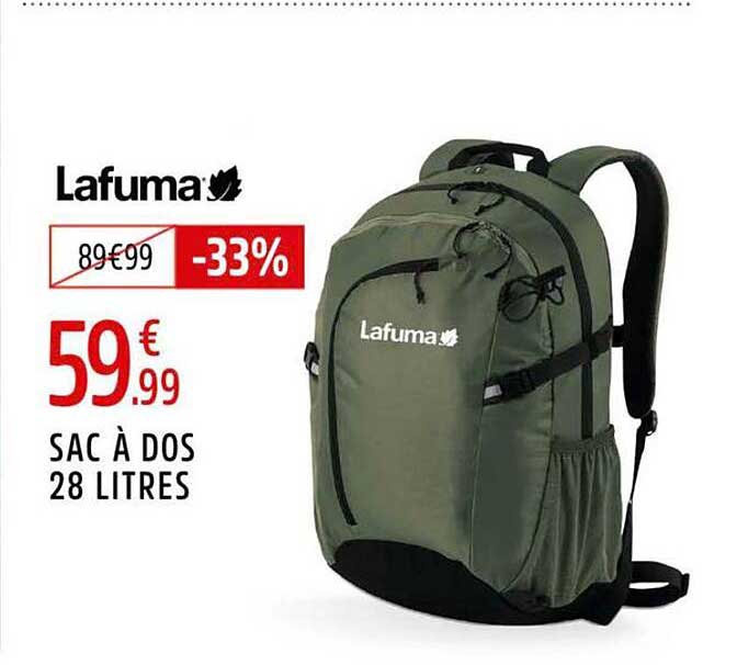 Sac à dos 28 litres Lafuma