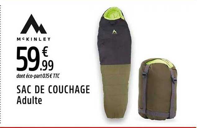 SAC DE COUCHAGE Adulte