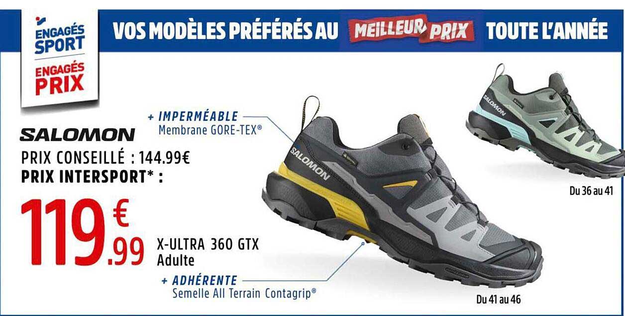 SALOMON X-ULTRA 360 GTX Adulte