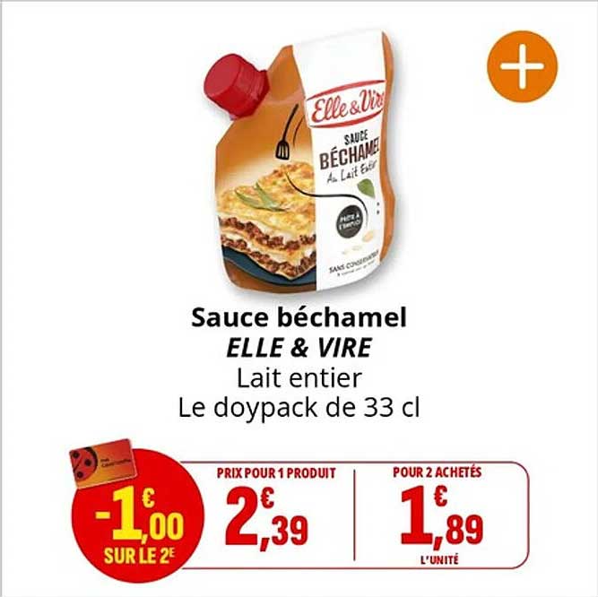 Sauce béchamel ELLE & VIRE