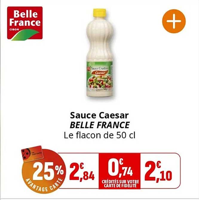 Sauce Caesar BELLE FRANCE Le flacon de 50 cl