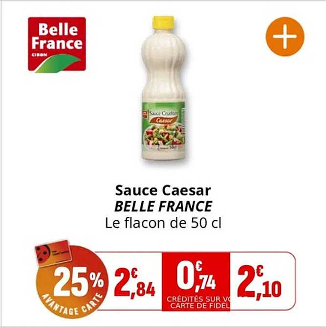 Sauce Caesar BELLE FRANCE Le flacon de 50 cl