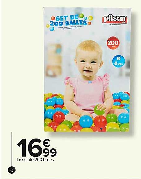 Set de 200 balles