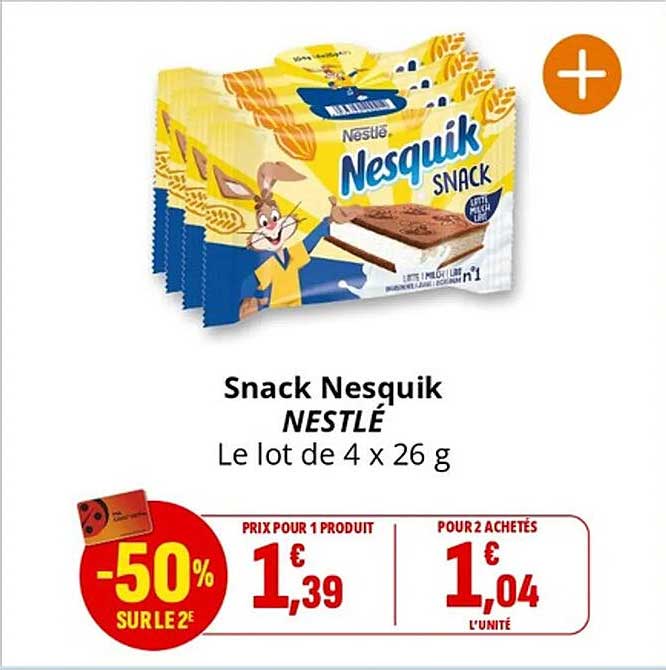 Snack Nesquik NESTLÉ