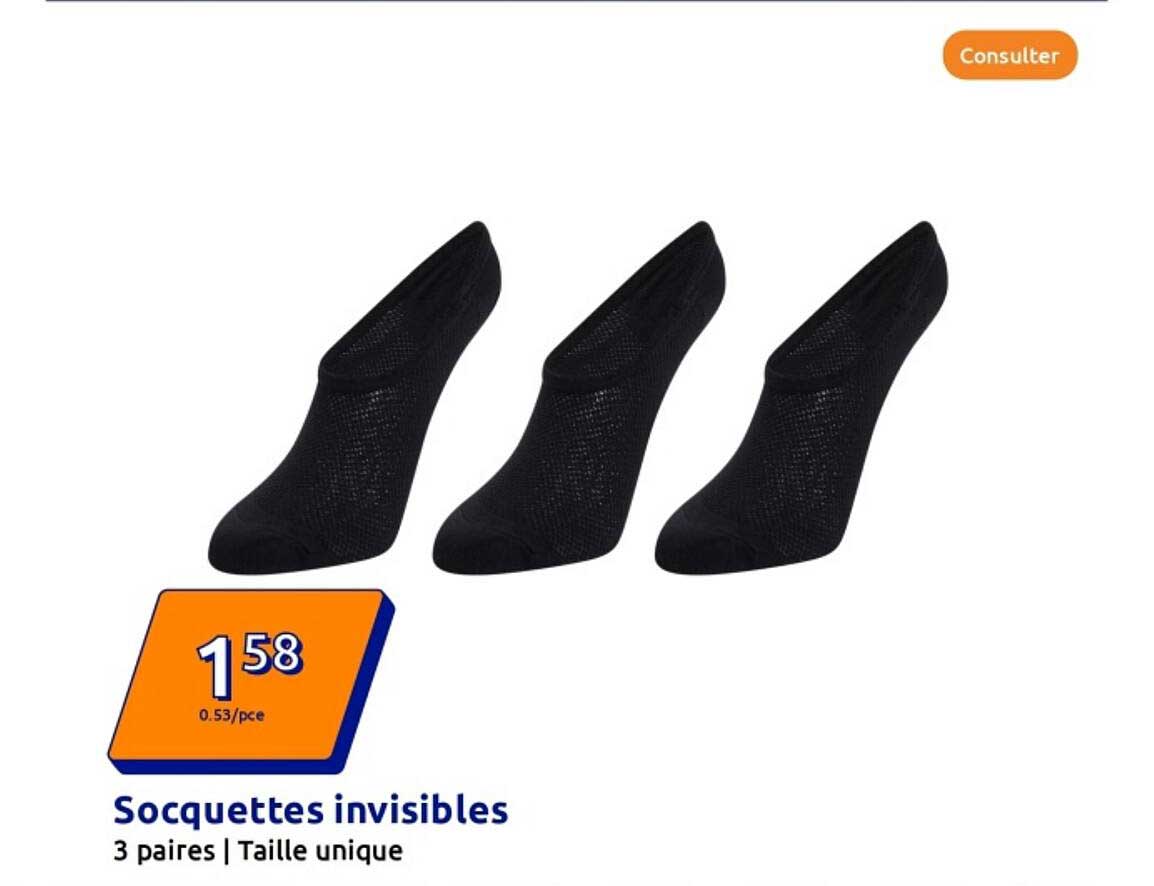 Socquettes invisibles
