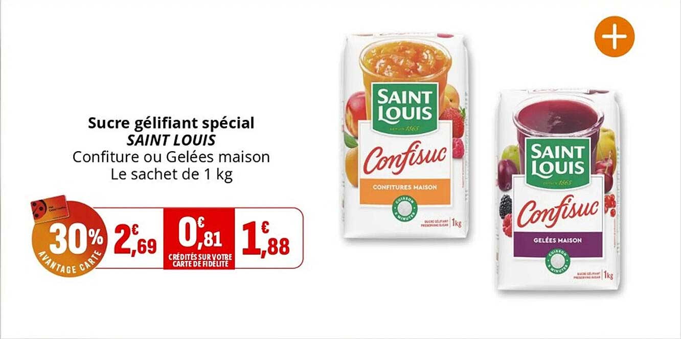 Sucre gélifiant spécial SAINT LOUIS