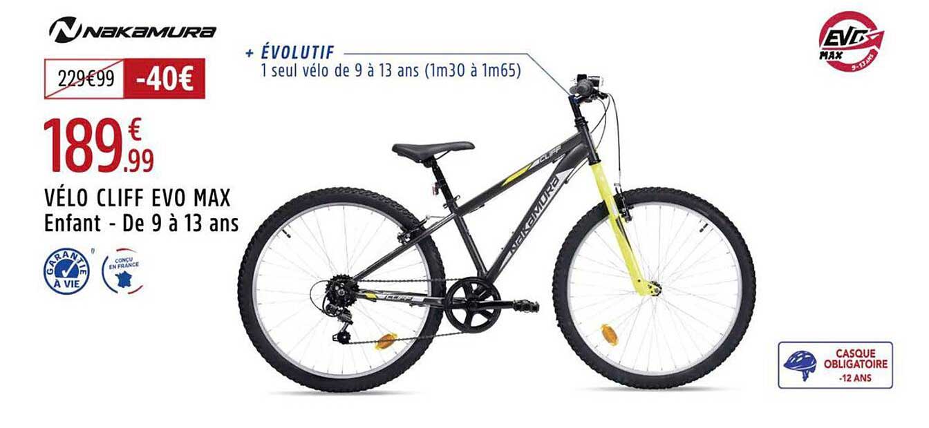 VÉLO CLIFF EVO MAX