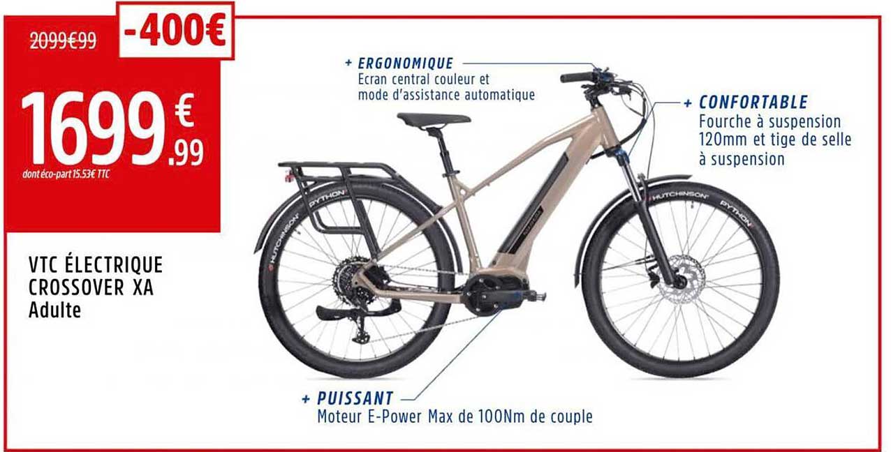 VTC ÉLECTRIQUE CROSSOVER XA