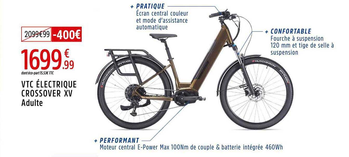 VTC ÉLECTRIQUE CROSSOVER XV Adultes