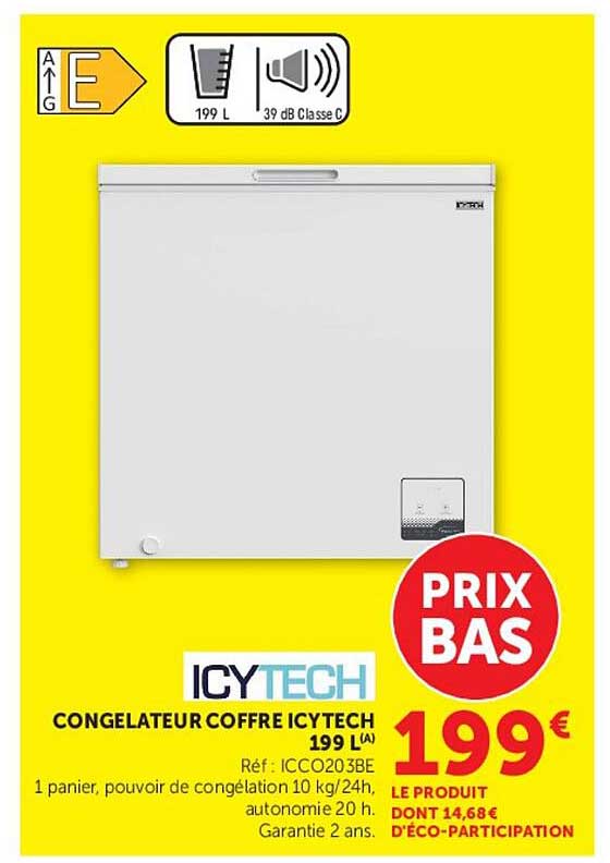 CONGELATEUR COFFRE ICYTECH