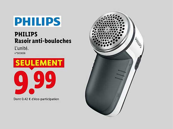 PHILIPS Rasoir anti-bouloches