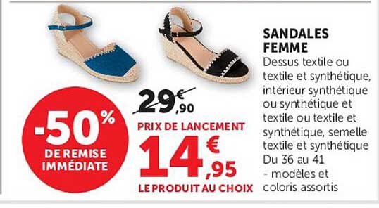 SANDALES FEMME