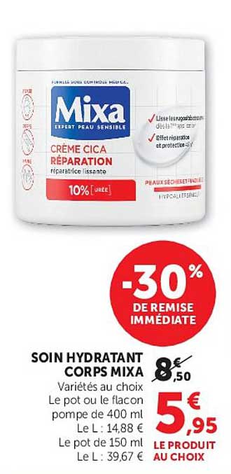 SOIN HYDRATANT CORPS MIXA