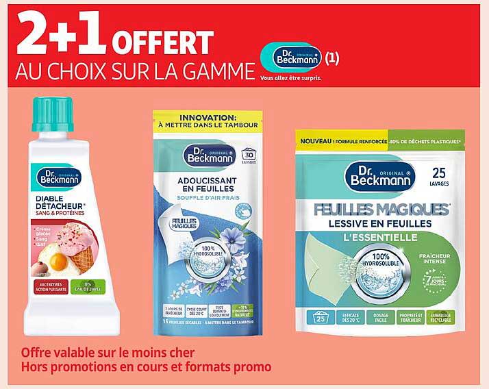 2+1 OFFERT AU CHOIX SUR LA GAMME