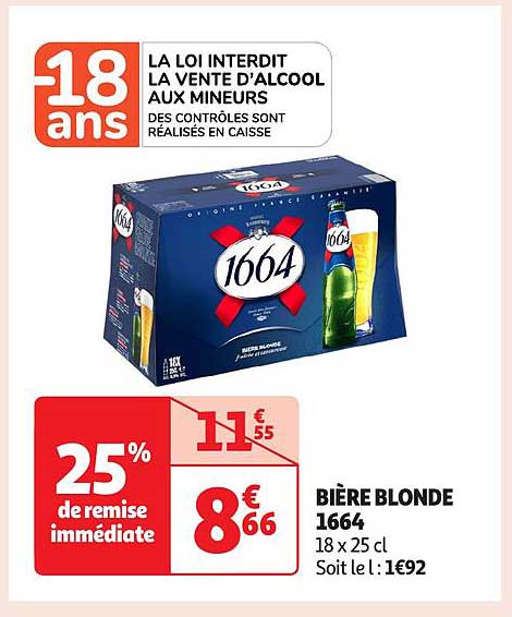 BIÈRE BLONDE 1664