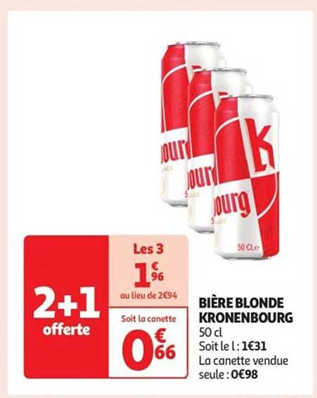 BIÈRE BLONDE KRONENBOURG