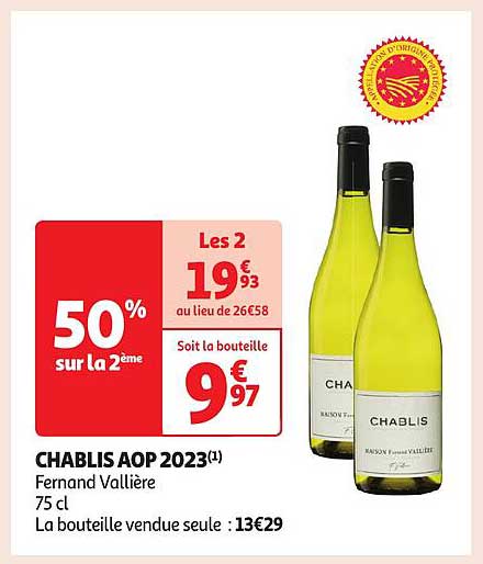 CHABLIS AOP 2023