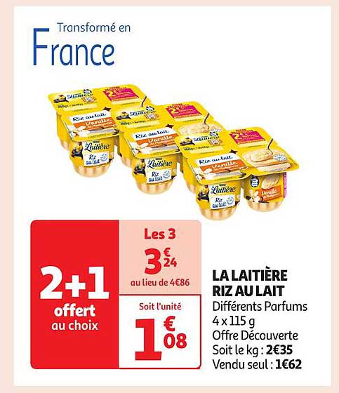 LA LAITIÈRE RIZ AU LAIT