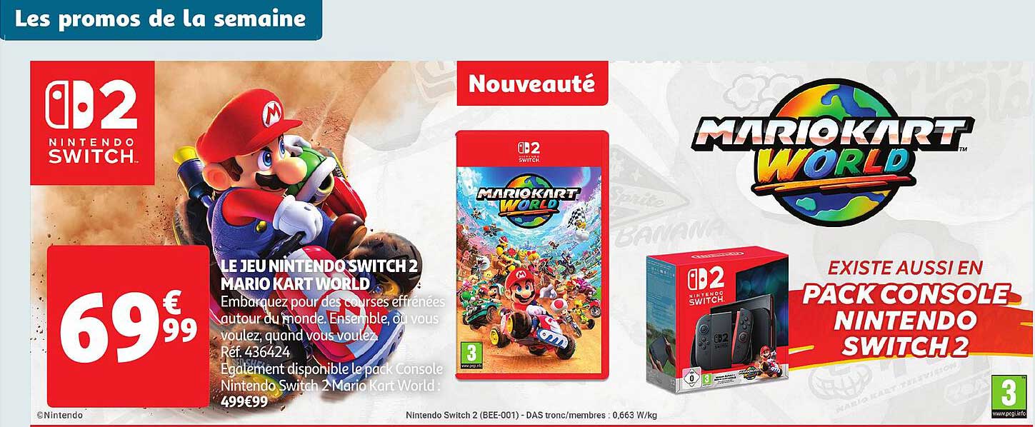 LE JEU NINTENDO SWITCH 2 MARIO KART WORLD