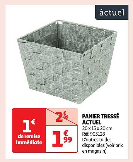 PANIER TRESSÉ ACTUEL