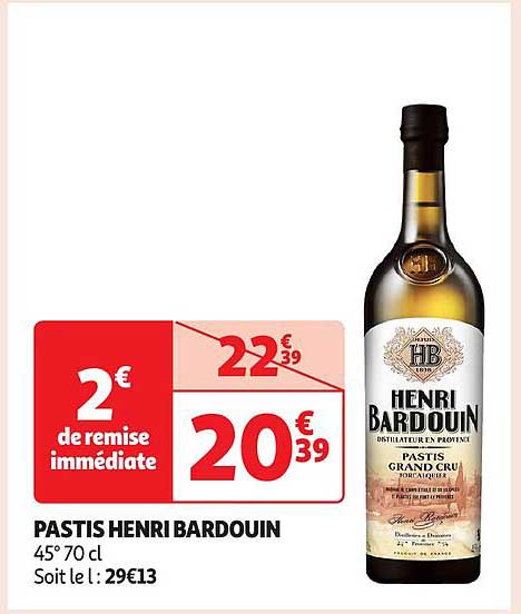 PASTIS HENRI BARDOUIN