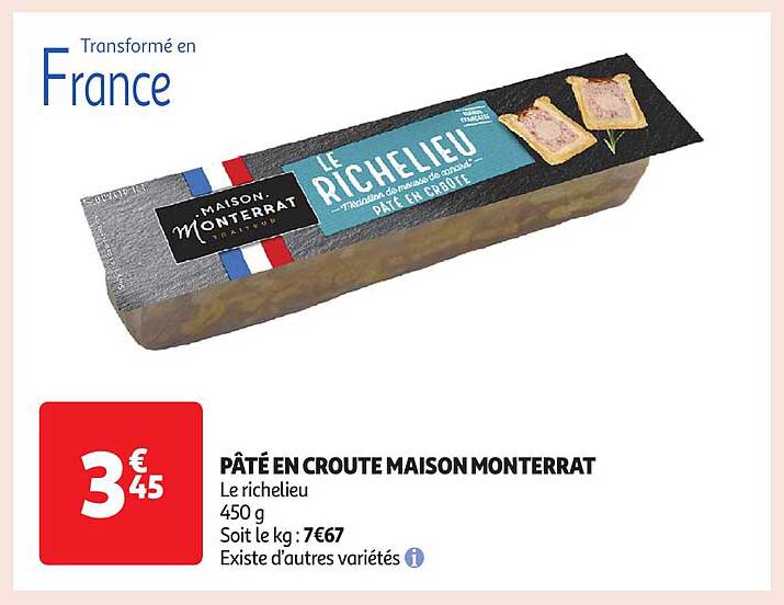 Pâté en croûte Maison Monterratt