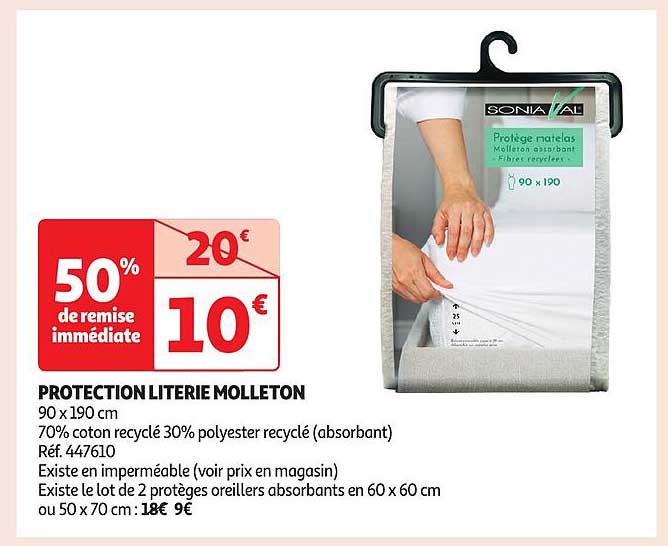 PROTECTION LITERIE MOLLETOT