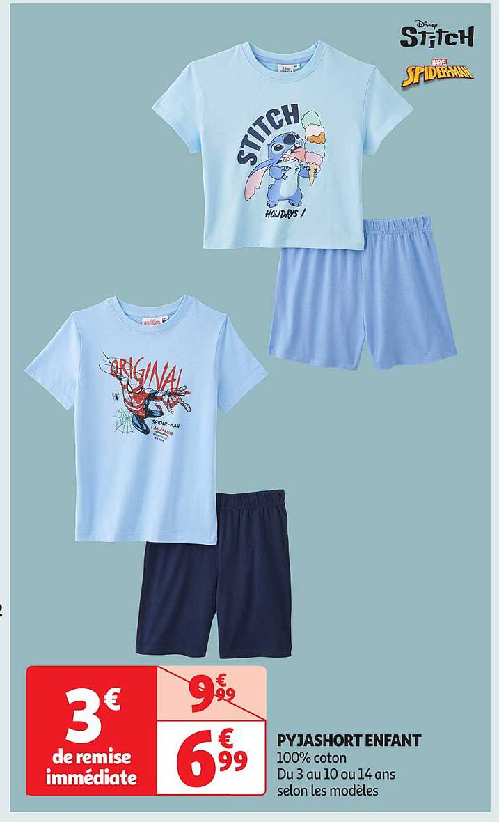 PYJASHORT ENFANT