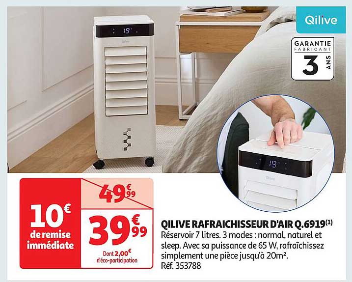 QILIVE RAFRAICHISSEUR D'AIR Q.6919